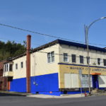 Photo of the spruced up Mahanoy City Lumber Company in September 2017.
